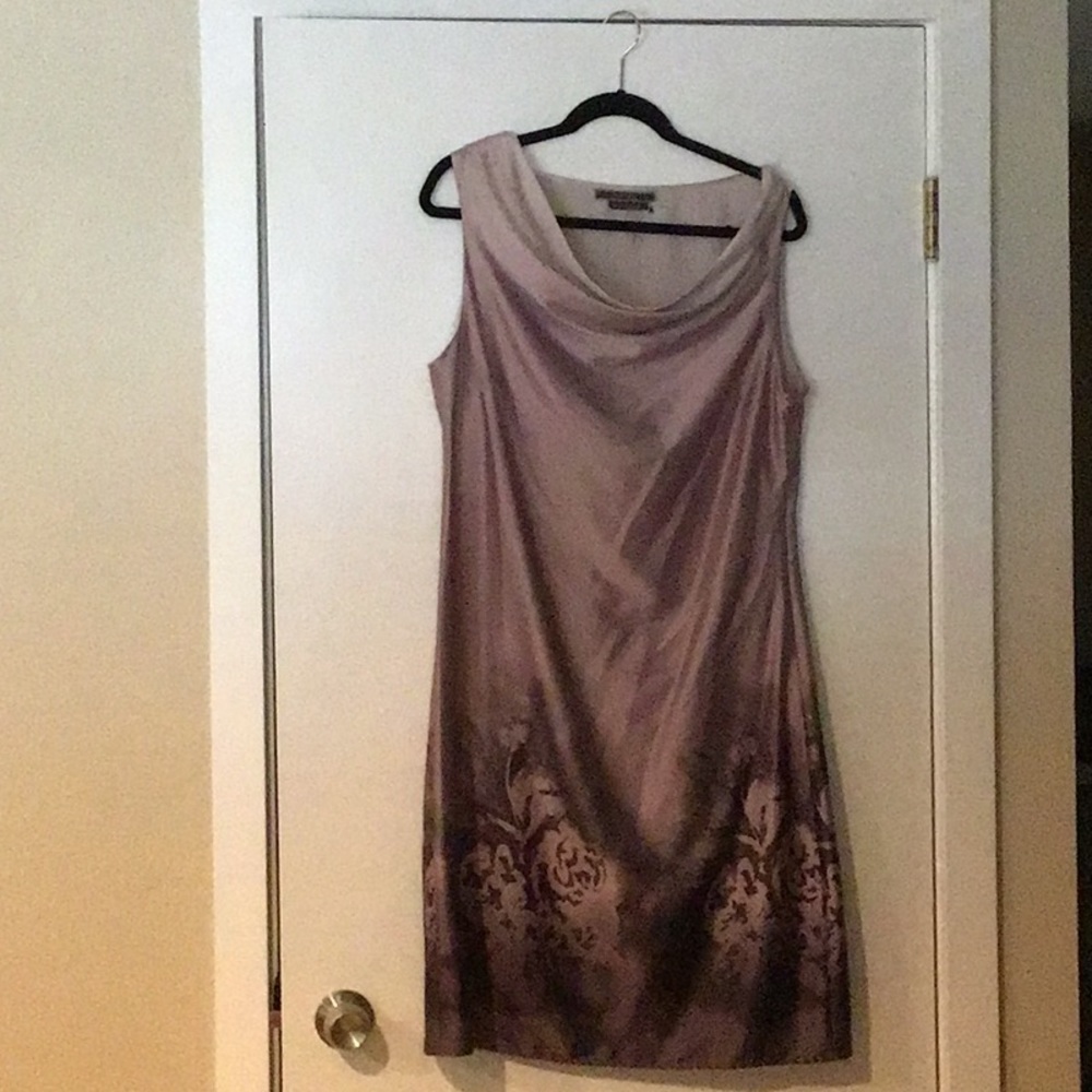 Cowl neck dress